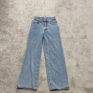 Wide leg jeans